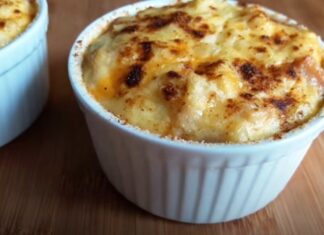Σουφλέ Πατάτας με Τυριά