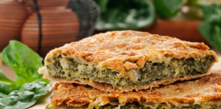 Σπανακόπιτα με ανθότυρο και παρμεζάνα