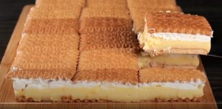 γλυκό ψυγείου με μπισκότα πτι-μπερ