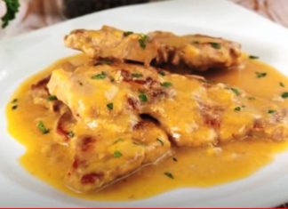 Φιλετάκια σε σάλτσα γιαουρτιού