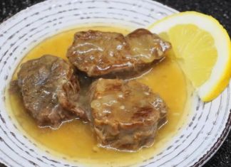 μοσχαρι λεμονατο