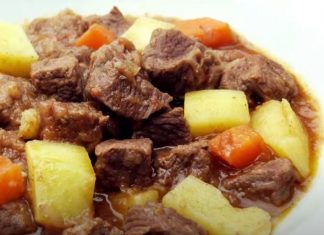 μοσχαρι με πατάτες