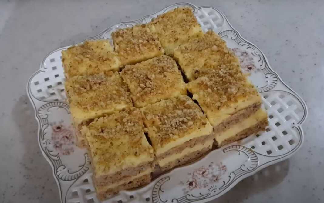 πουτιγκα με καρυδια