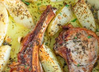 χοιρινά μπριζολάκια στο φούρνο