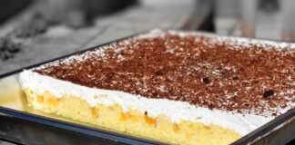 Κέικ με ροδάκινα