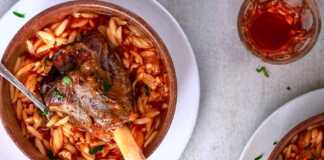 Αρνί με κριθαράκι