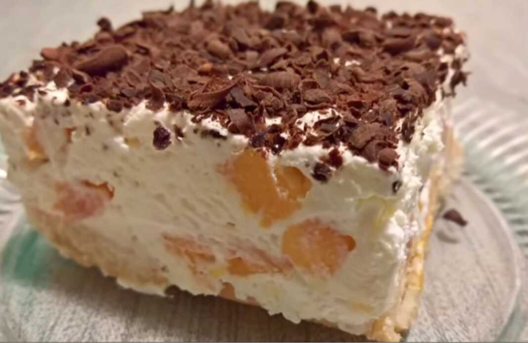 Αφράτο Τούρτα Ροδάκινο