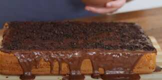 Γεμιστό Κέικ Καρότου με σοκολάτα