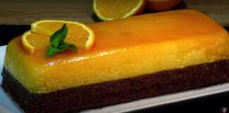 κέικ με ζελέ πορτοκαλιού