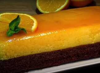 κέικ με ζελέ πορτοκαλιού