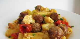 Κεφτέδες με ζυμαρικά