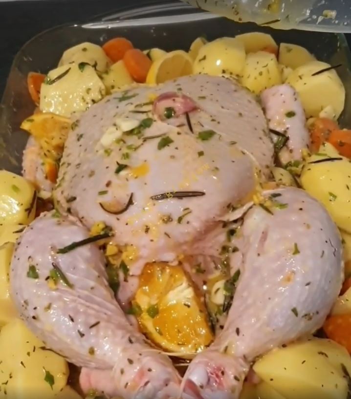 Κοτόπουλο Ψητό με πατάτες2 Κοτόπουλο Ψητό με πατάτες