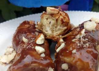 Μπακλαβαδάκι με σοκολάτα