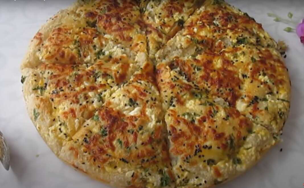 Πίτα με φέτα και μαιντανό4 Πίτα με φέτα και μαιντανό