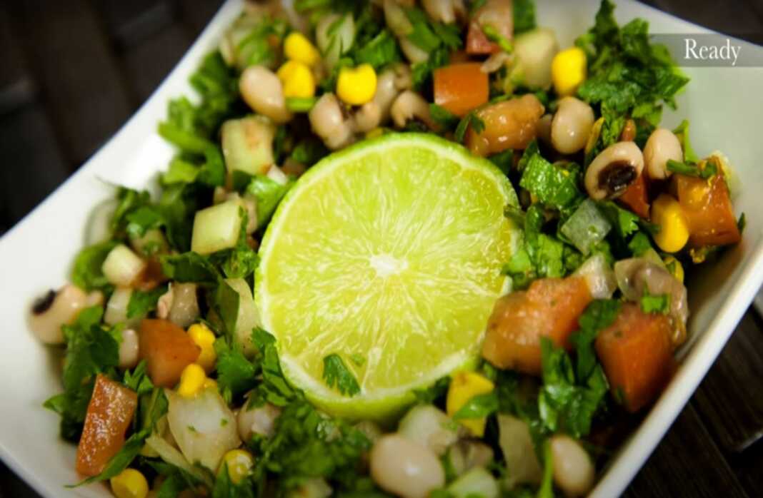 Σαλάτα με μαυρομάτικα μπιζέλια