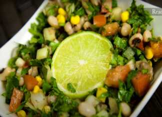 Σαλάτα με μαυρομάτικα μπιζέλια