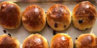 Σταφιδόφωμα με σοκολάτα