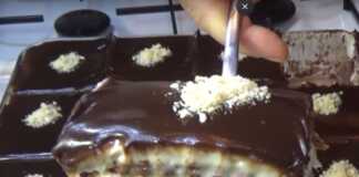 πάστα με κρέμα και σοκολάτα