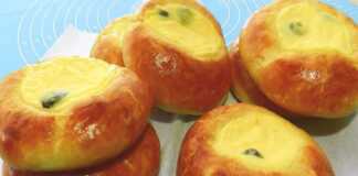 Ψωμάκια με βελούδινη κρέμα