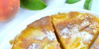 κέικ ροδάκινο