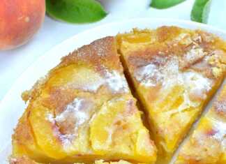 κέικ ροδάκινο