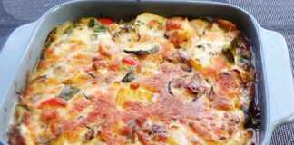 Κοτόπουλο ογκρατέν με λαχανικά