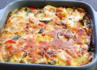 Κοτόπουλο ογκρατέν με λαχανικά, γρήγορο και οικονομικό Κοτόπουλο ογκρατέν με λαχανικά