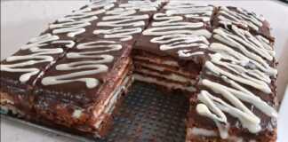 Γλυκό Ψυγείου με λευκή και μαύρη σοκολάτα