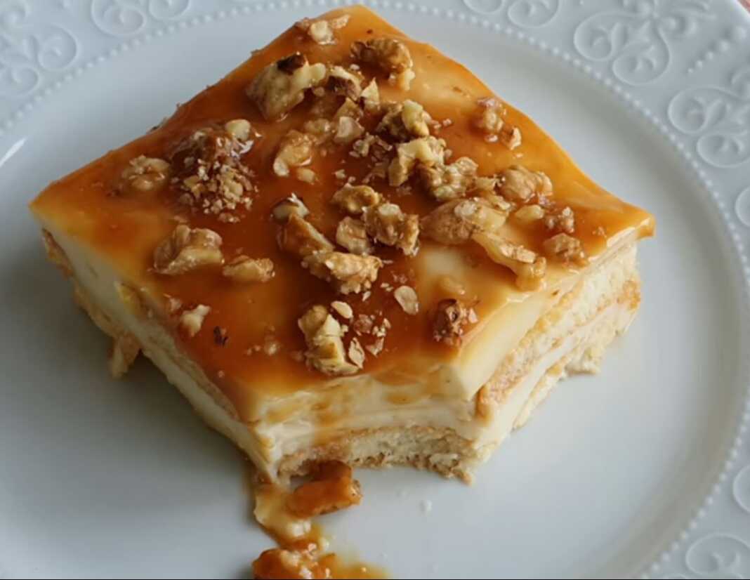 Γλυκο καραμέλας με κρέμα