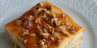 Γλυκο καραμέλας με κρέμα