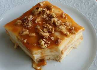 Γλυκο καραμέλας με κρέμα