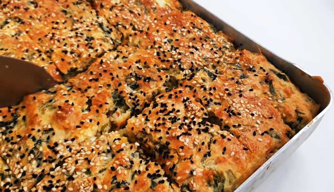 Πρασόπιτα με τυρί