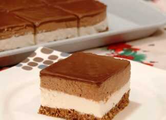 Δίχρωμο γλυκό ψυγείου εύκολο και αφράτο