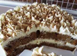 Κέικ καρότου με σαντιγί