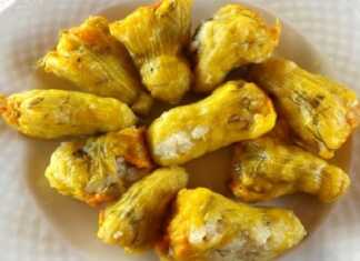 Κολοκυθοανθοί γεμιστοί