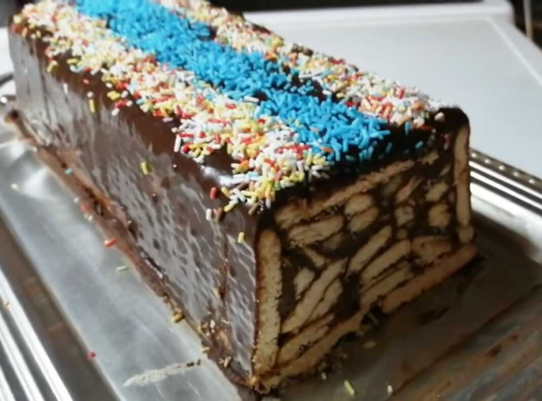 Κορμός Σοκολάτας Κορμός Σοκολάτας με καρύδι