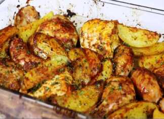 Κοτόπουλο βραστό και μετά στο φούρνο