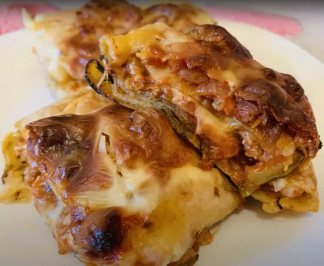 Κρέπες Γεμιστές με κιμά στο φούρνο