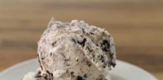 Παγωτό με ορέο μπισκότα