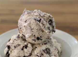 Παγωτό με ορέο μπισκότα