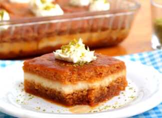 Γλυκό με σιρόπι καραμέλας