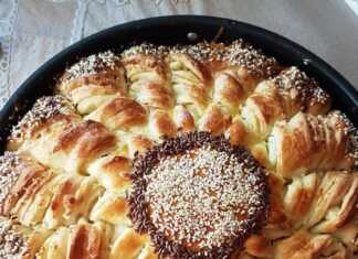 Στριφτό τυρόψωμο