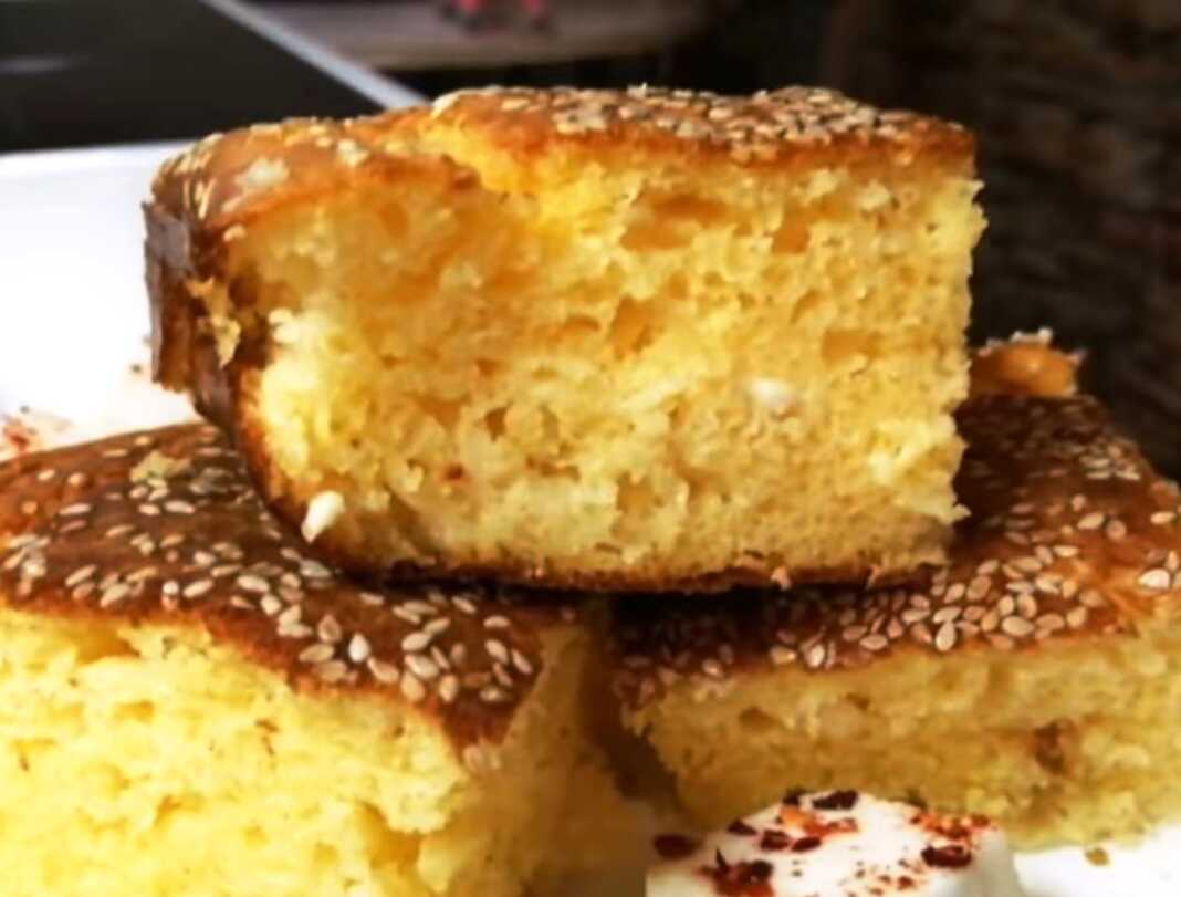 Τυροψωμο με καλαμποκαλευρο