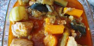 Χοιρινό με μελιτζάνες και κολοκυθάκια στην κατσαρόλα