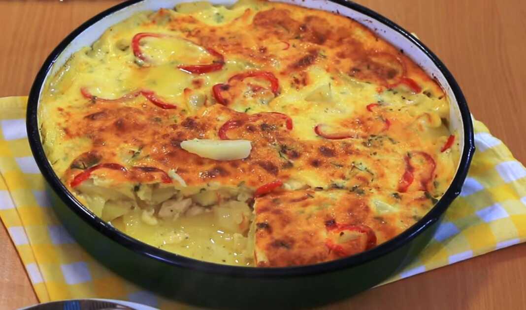 κοτόπουλο με πάτατες στο φούρνο