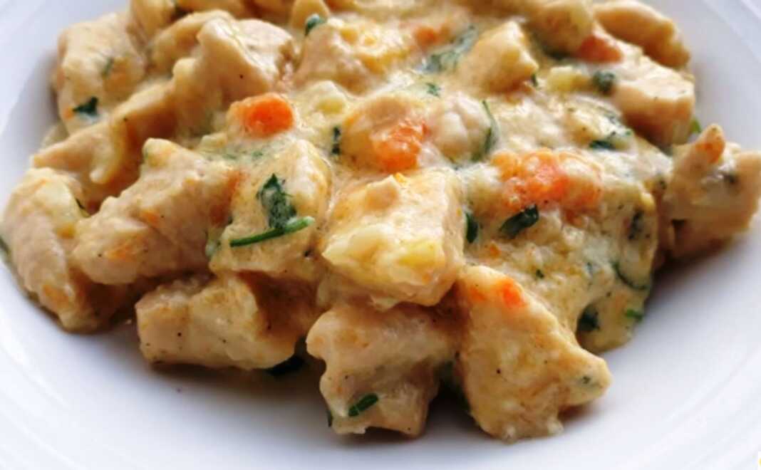 Κοτόπουλο με κρέμα γάλακτος