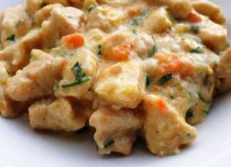 Κοτόπουλο με κρέμα γάλακτος