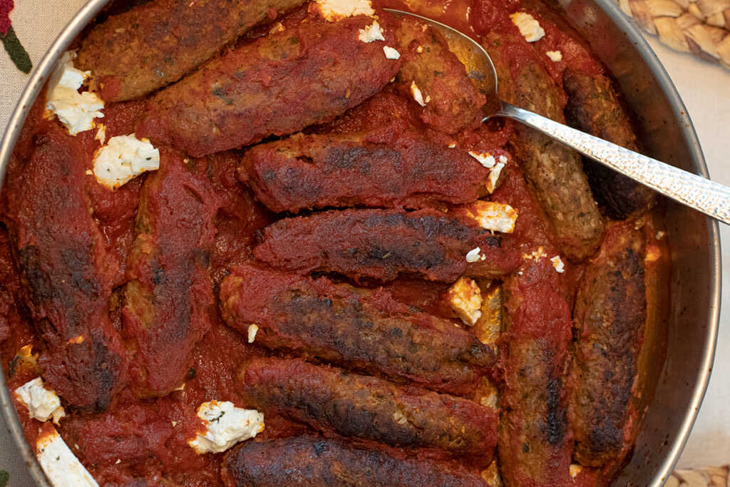 Soutzoukakia Smyrneika Σουτζουκάκια Σμυρνέικα