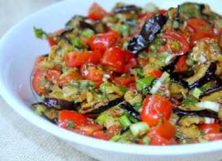 Σαλάτα μελιτζάνας στη σχάρα