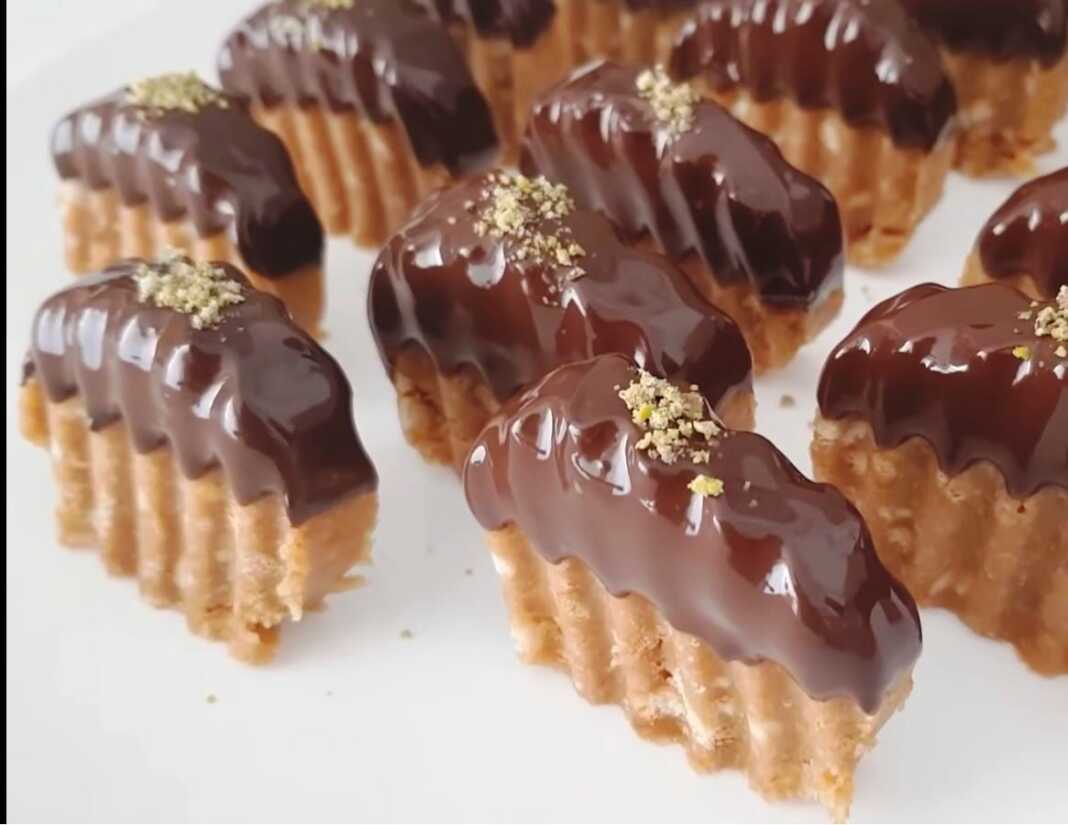 2 Φονταν σοκολάτας χωρίς ψήσιμο